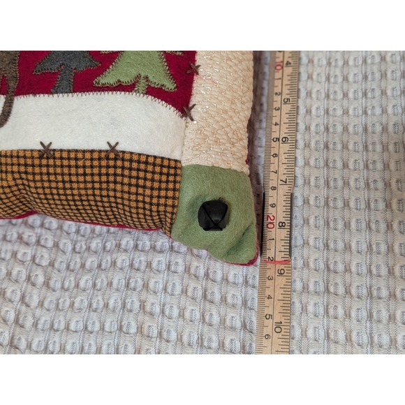 Rustic Cabin Moose Winter Scene Lumbar Pillow Decorative Throw - Picture 6 of 6